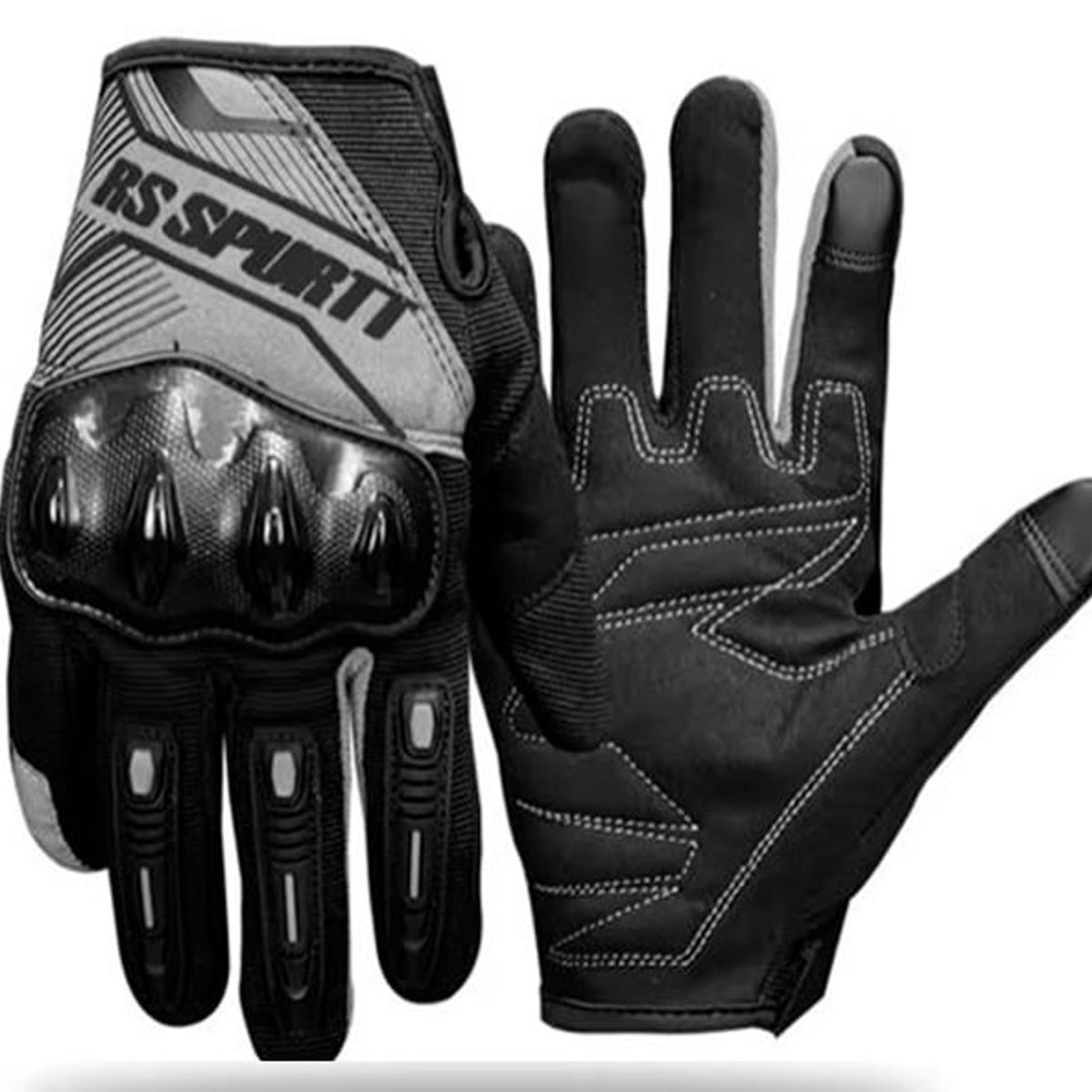 GENERICO - GUANTES PARA MOTO CON PROTECCIONES RIGIDAS RSSPURTT
