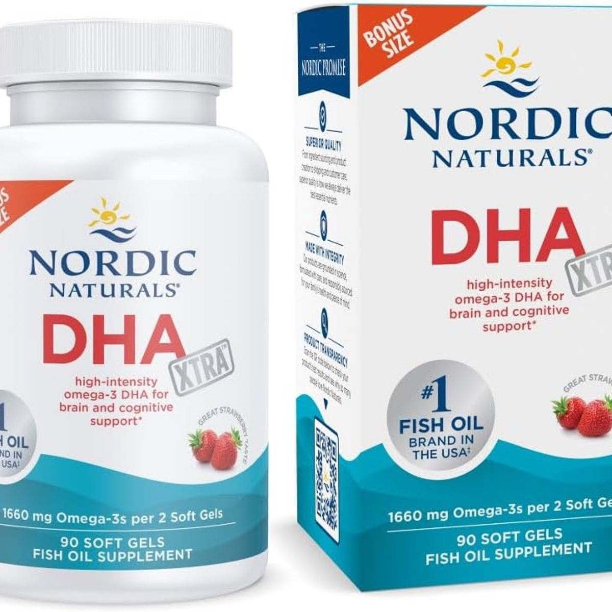 NORDIC - Nordic Naturals Dha Xtra Omega 3 1660mg 60 Cápsulas