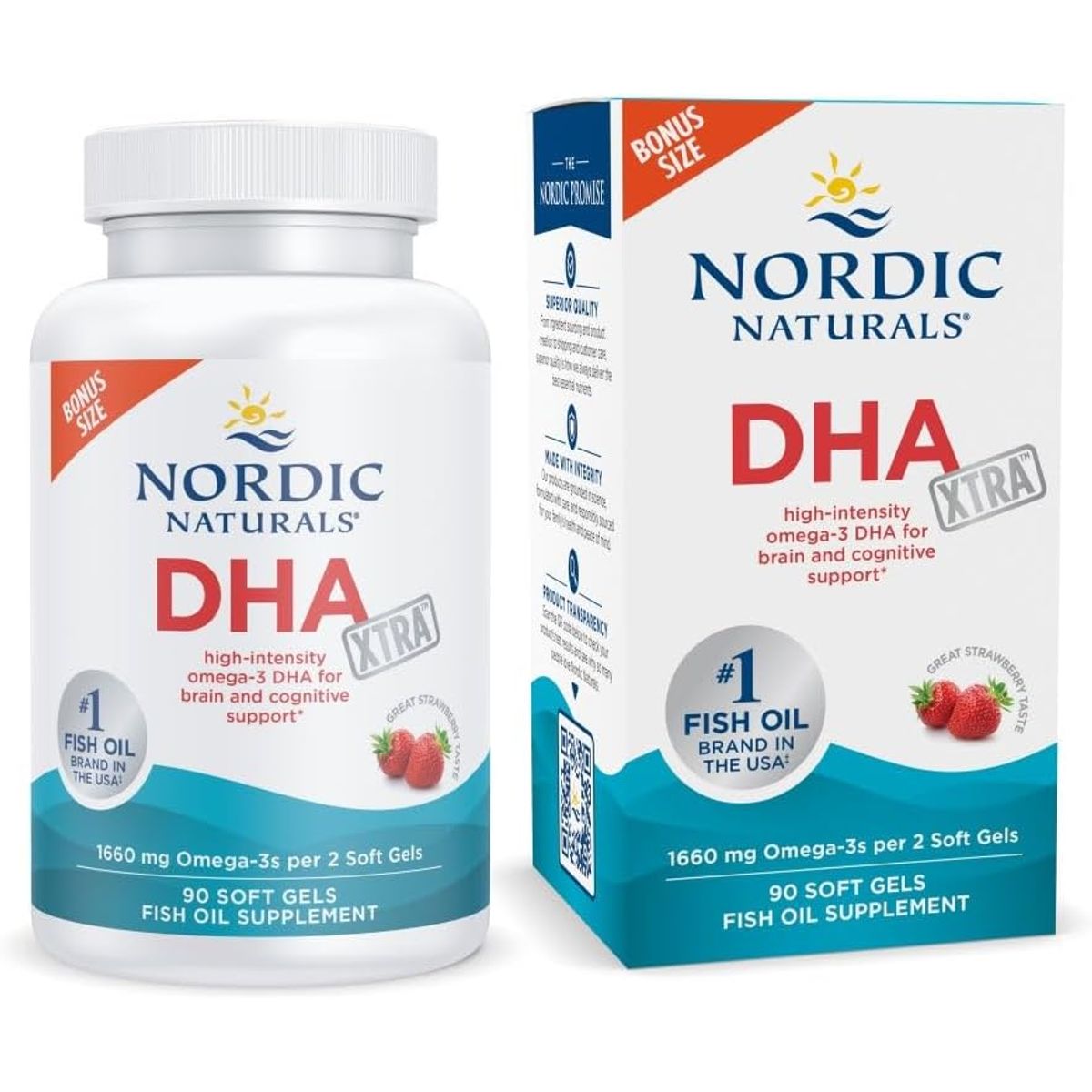 NORDIC - Nordic Naturals Dha Xtra Omega 3 1660mg 60 Cápsulas