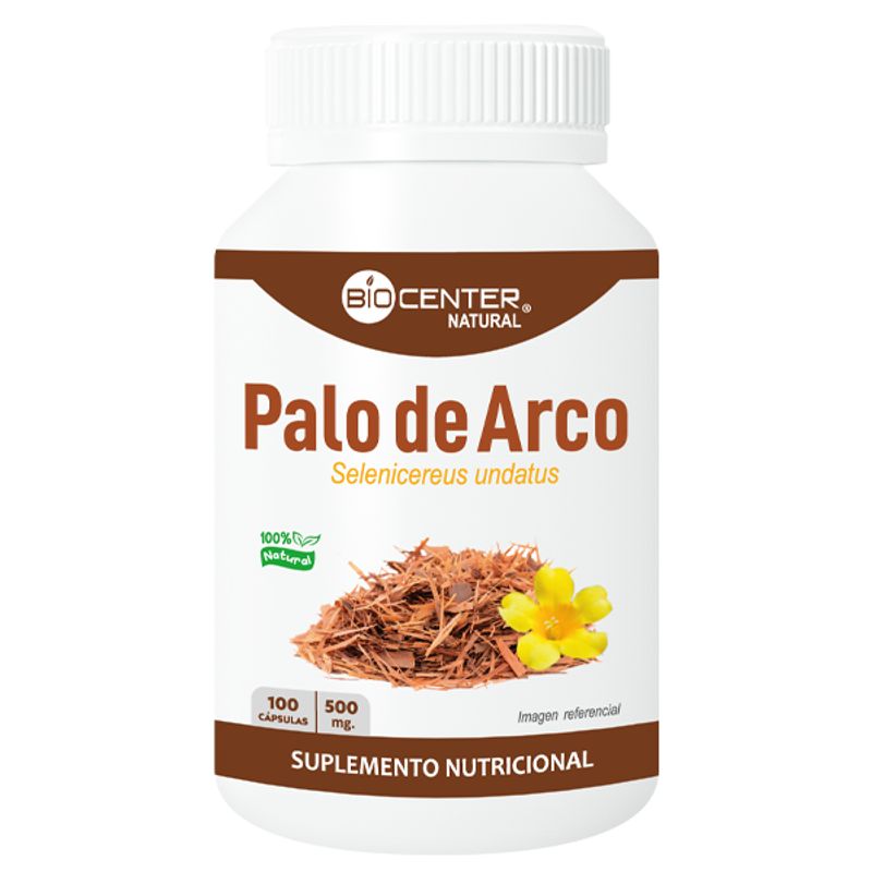 BIOCENTER NATURAL - Biocenter Natural Palo De Arco 500mg 100 Capsulas