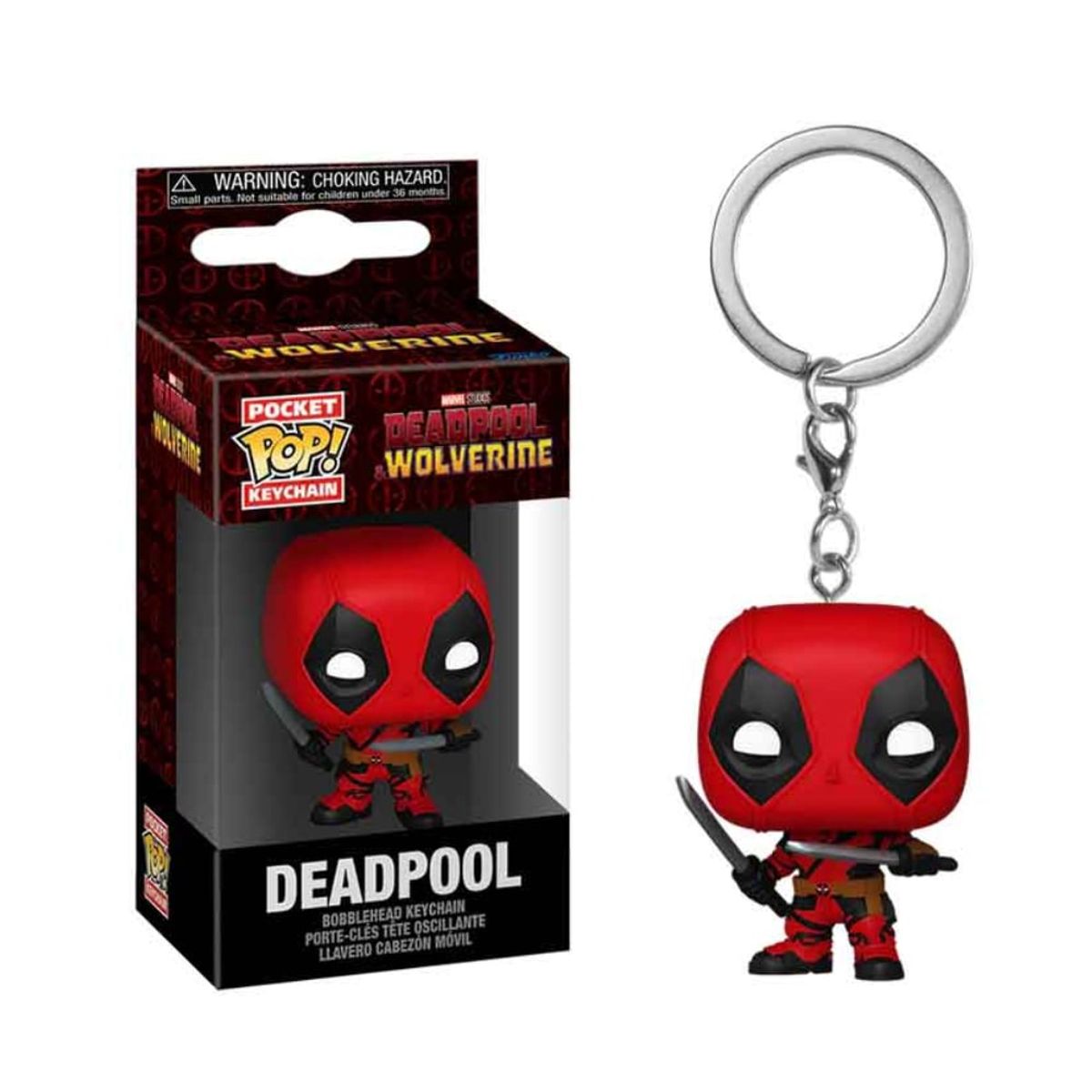 FUNKO - Funko Pop llavero Deadpool & Wolverine - Deadpool 2 Espadas