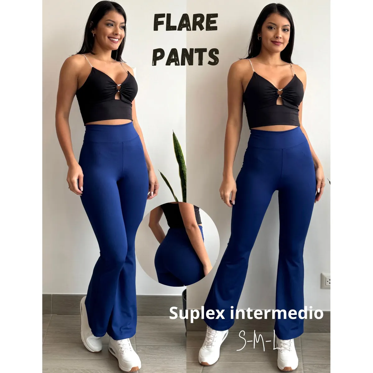 GENERICO - PANTALON  SIRENA ACAMPANADO SUPLEX INTERMEDIO