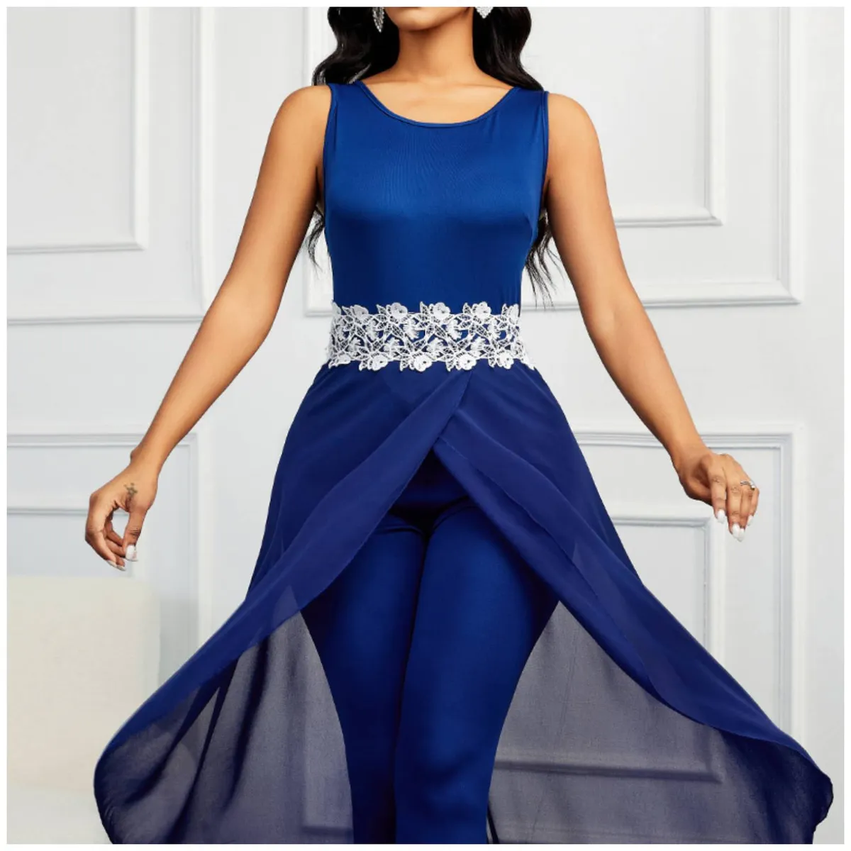 RINODERINA - Enterizo Formal Elegante Moda Mujer