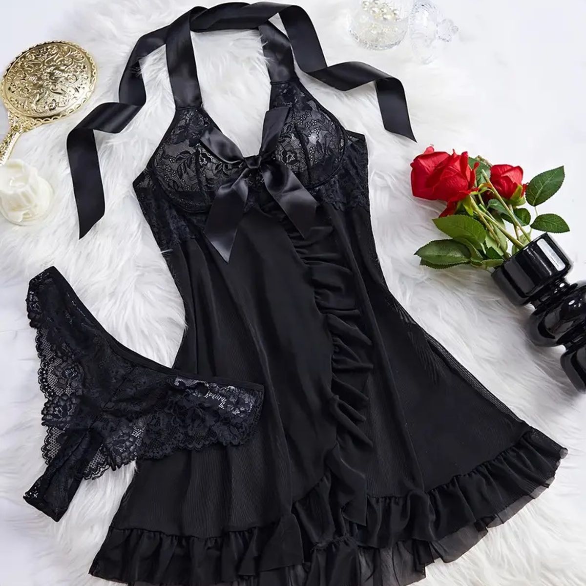 GENERICO - Conjunto De Lenceria - Talla S