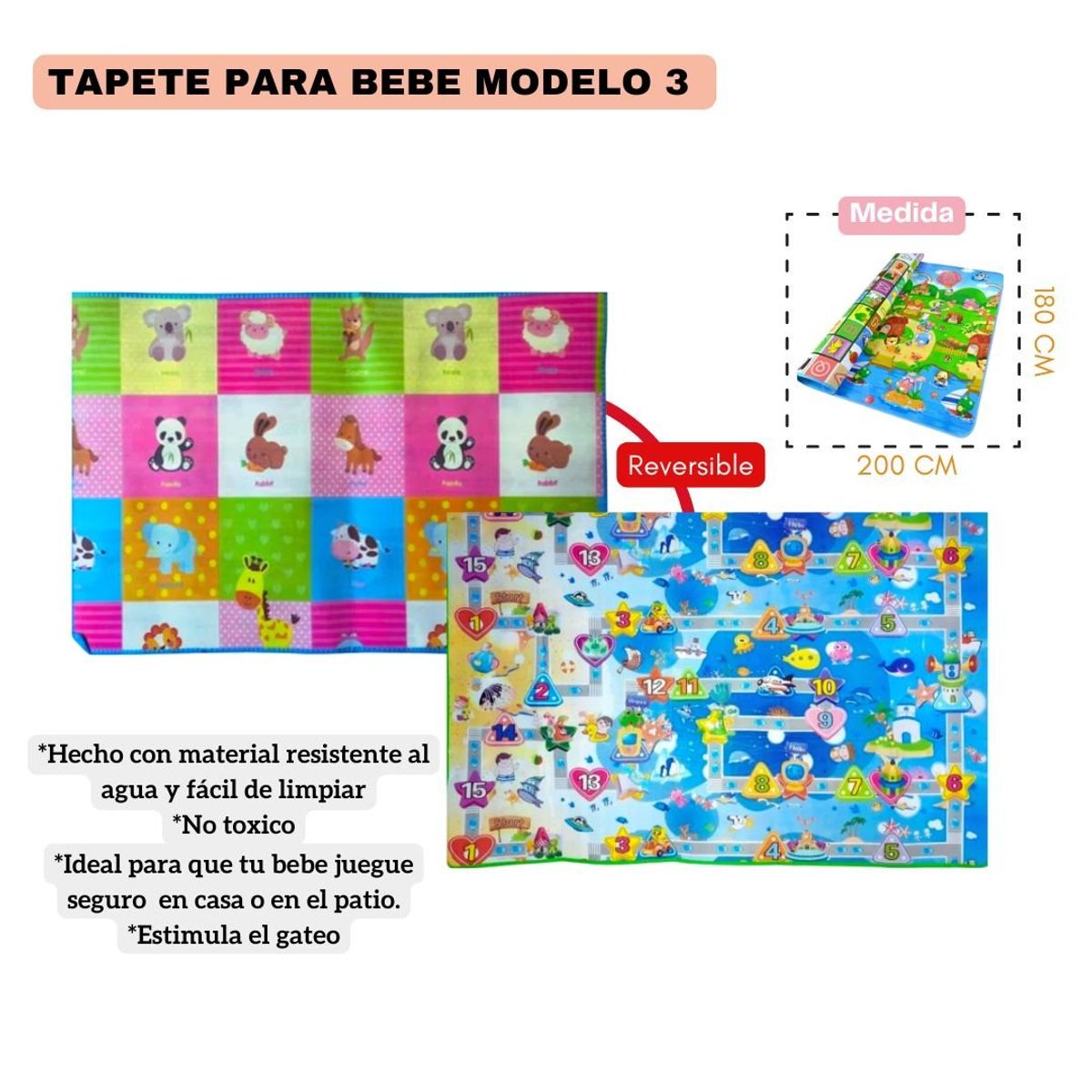 GENERICO - Alfombra Reversible Mod3