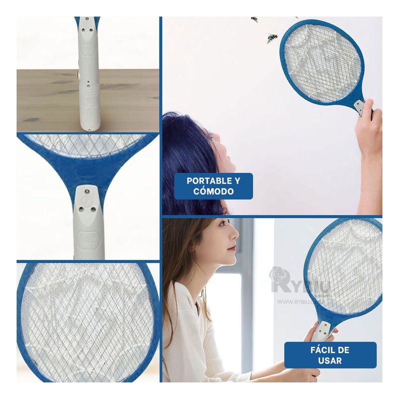 GENERICO - Malla Mosquitera Eficiente en Color Azul Y+Ligas de Regalo
