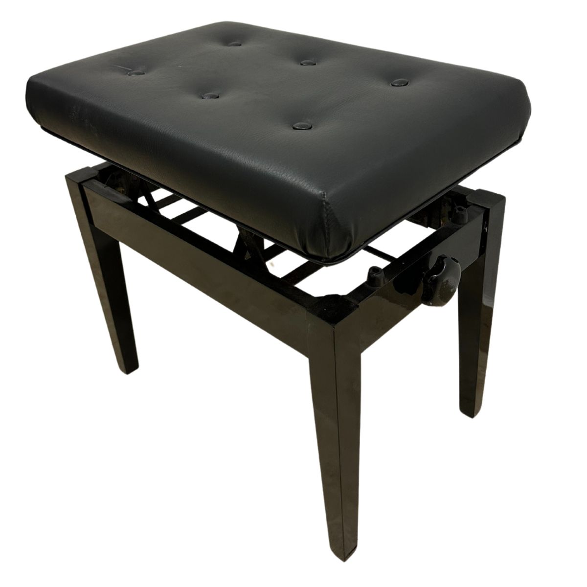 GENERICO - BANQUETA DE BASE DE MADERA  AJUSTABLE