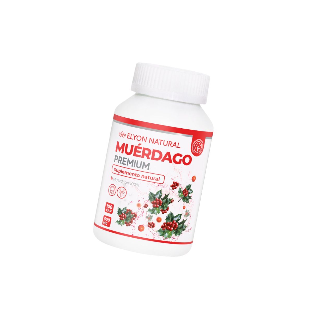 GENERICO - Muerdago Premium 500mg Elyon Natural 100 Cápsulas