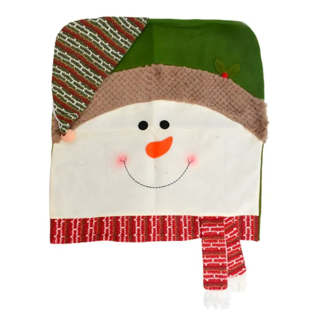 GENERICO - Fundas de Sillas Navideñas diseño Muñeco de Nieve