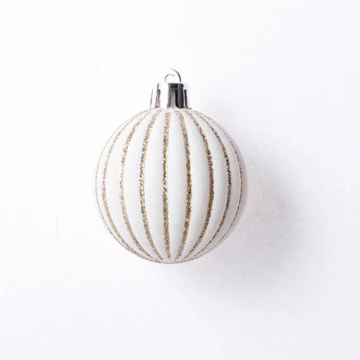 INSPIRA - Set 9 Bolas Blancas para Decoración de Árbol de Navidad