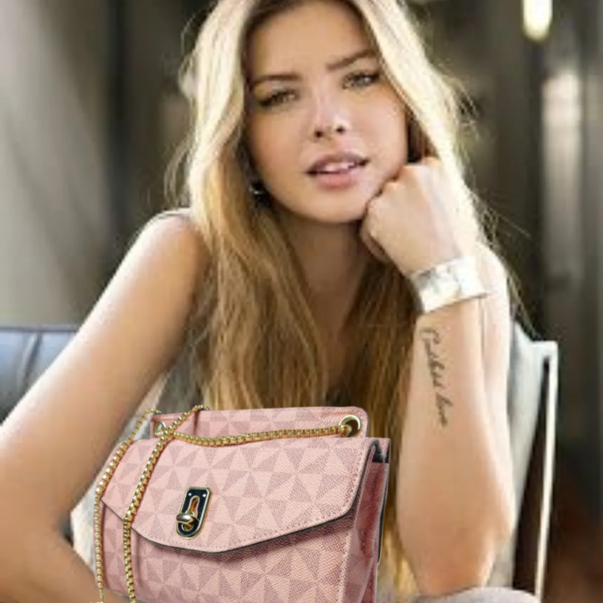 GENERICO - CARTERA BOLSO DE MANO MORRAL DOBLE CARA ELEGANTE CASUAL