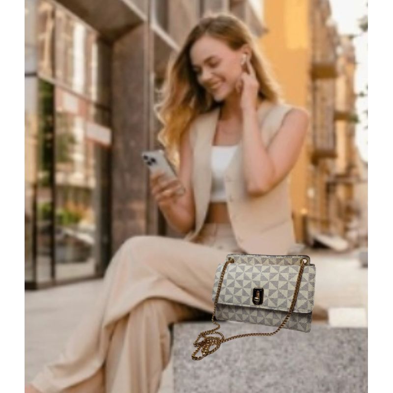 GENERICO - CARTERA BOLSO DE MANO MORRAL DOBLE CARA ELEGANTE CASUAL