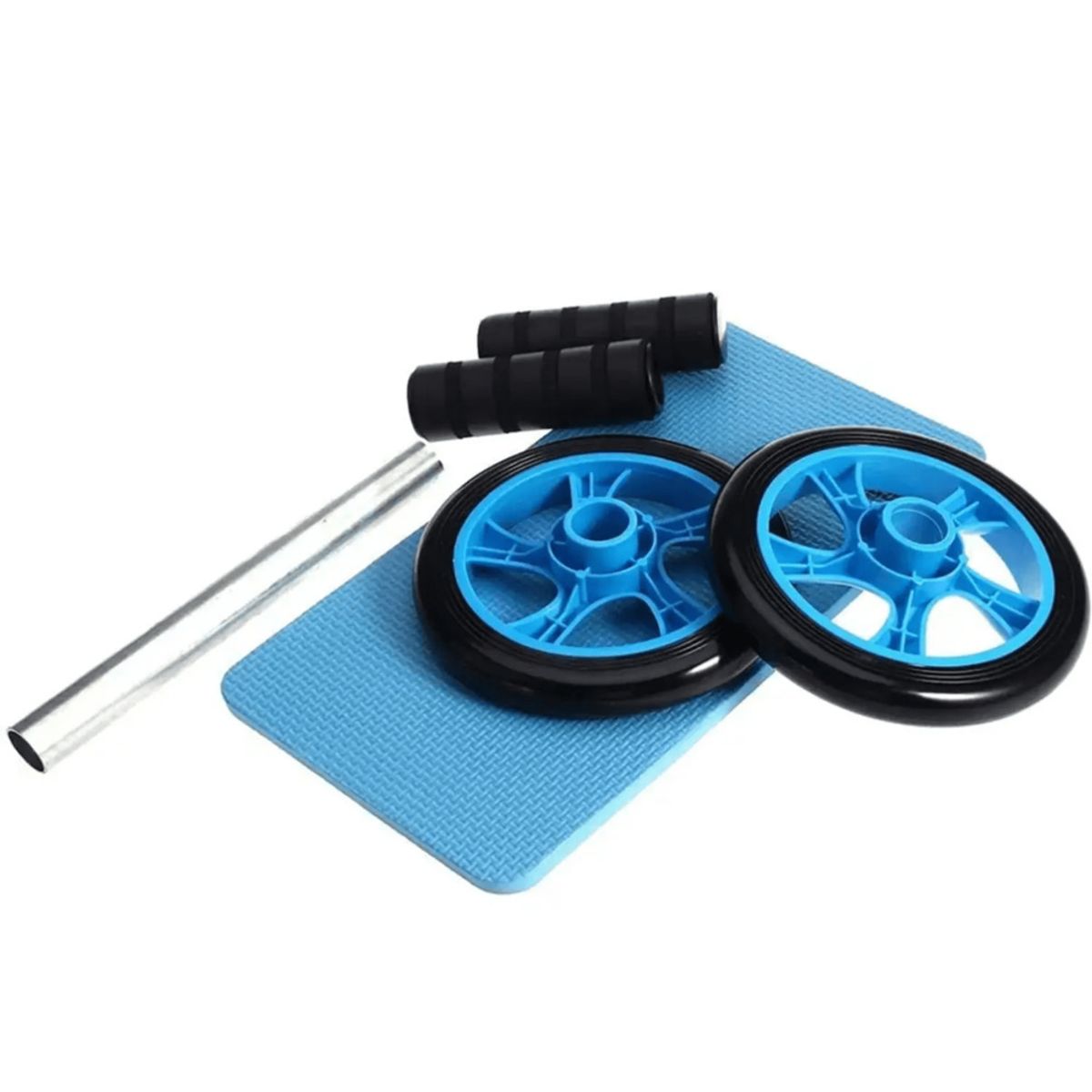 ALPHA GYM - Rueda abdominal de doble llanta