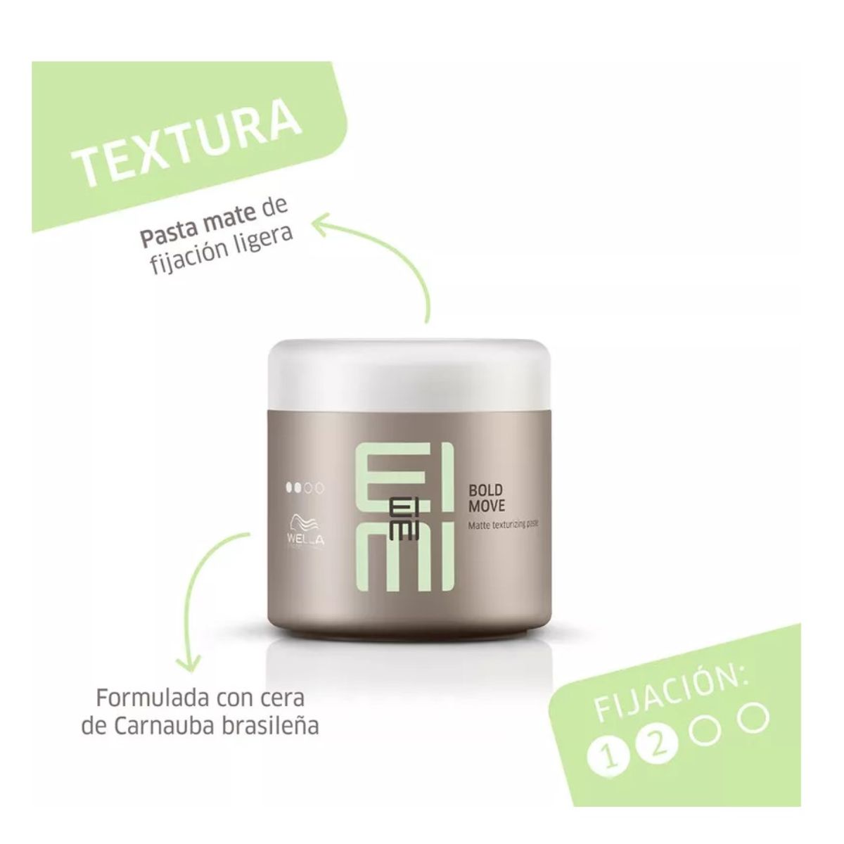 WELLA - Cera de Peinar Efecto Mate Wella Eimi Bold Move 150ml