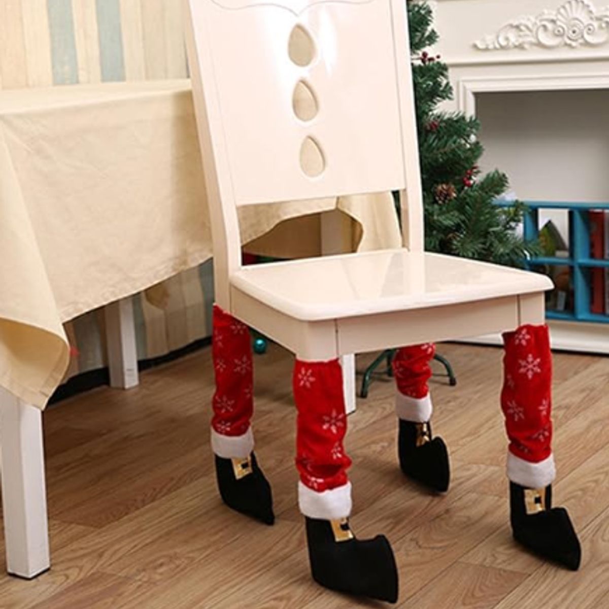 GENERICO - NAVIDAD BOTINES DE SILLA 4PZS 40X21CM