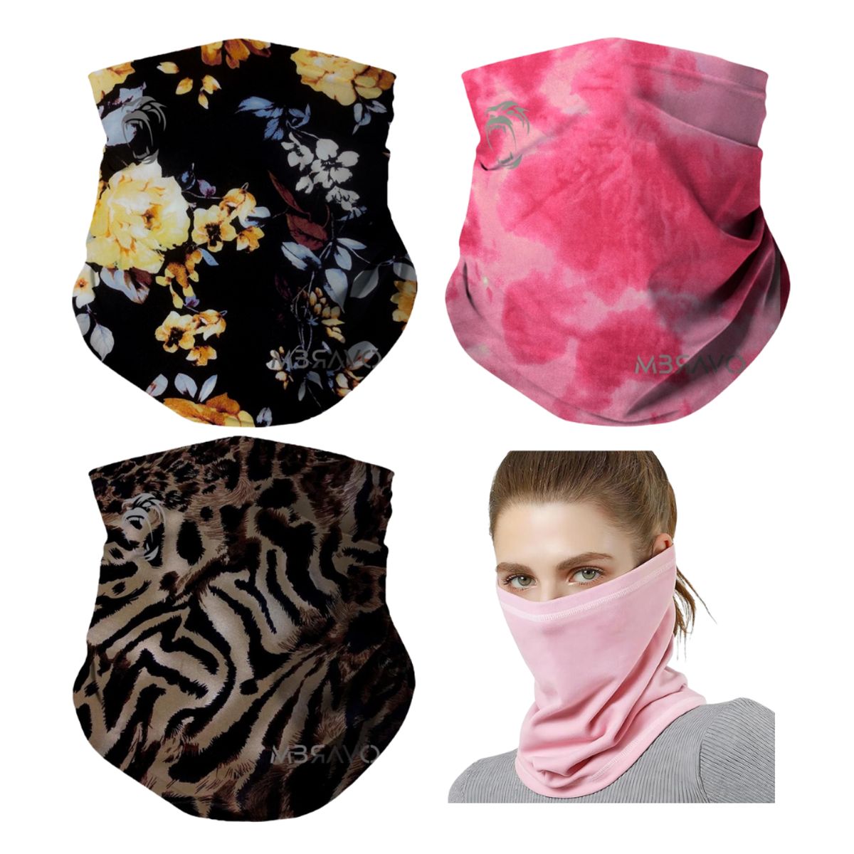 GENERICO - Pack x3 Cuellera Bandana PB36 Deportiva Antialergica Para Deporte