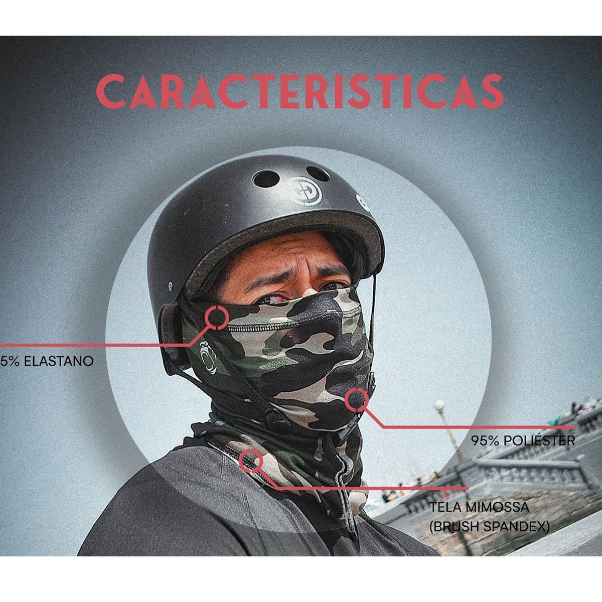 GENERICO - Pack x3 Cuellera Bandana PB37 Deportiva Antialergica Para Deporte