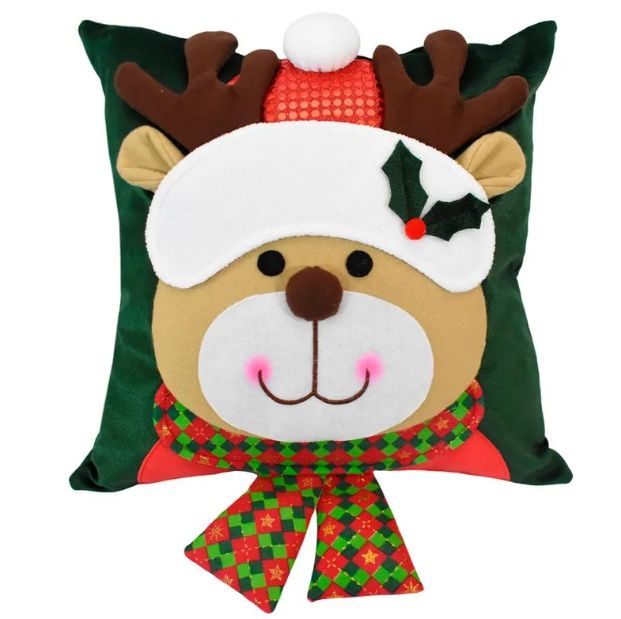 Funda Cojin Navideño diseño Reno GENERICO | falabella.com