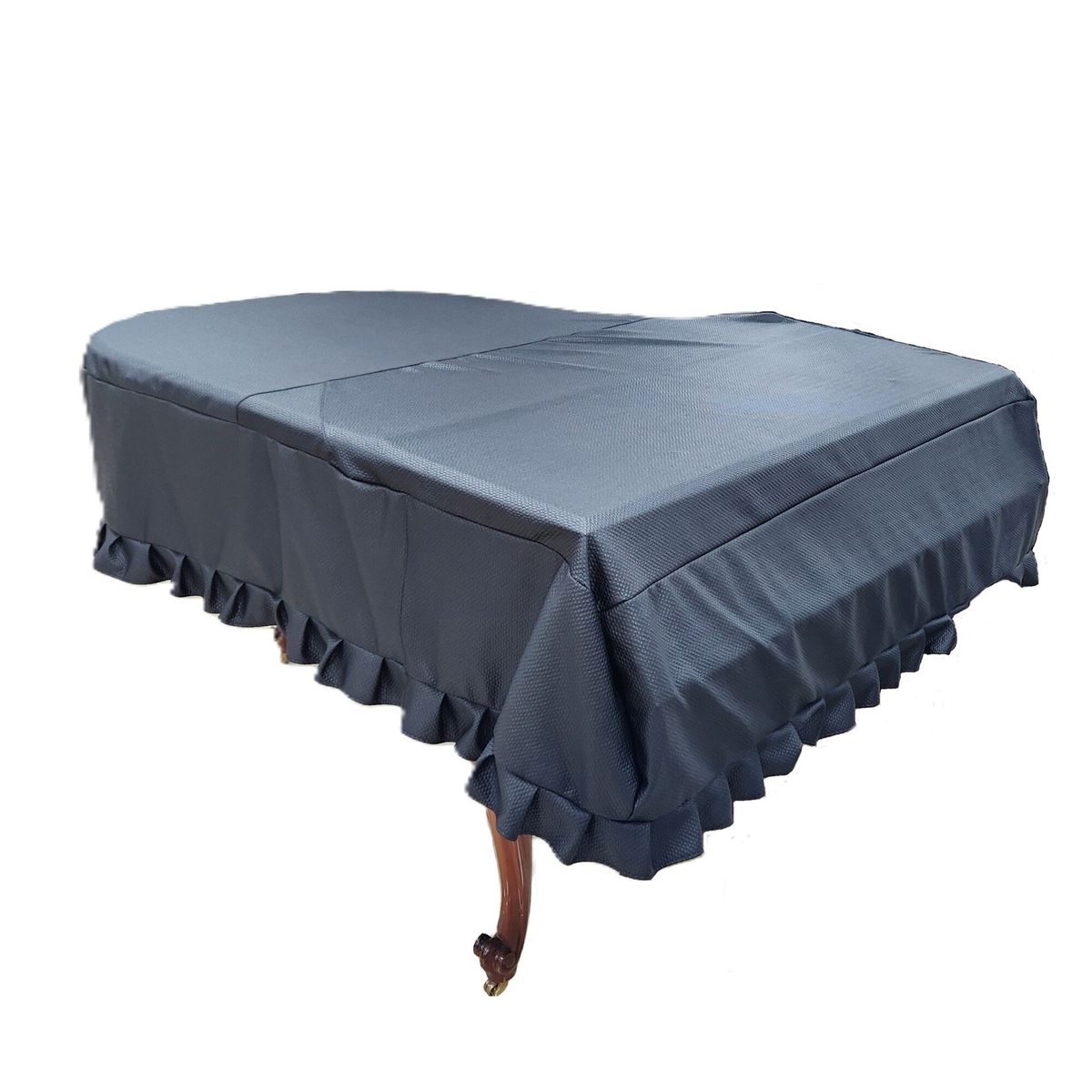 GENERICO - Funda cobertor para piano de cola color gris oscuro