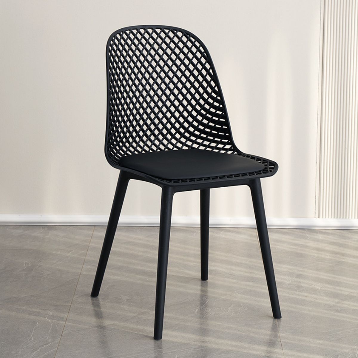 DECORPLAS - Silla para comedor Cartagena Color Negro Decorplas