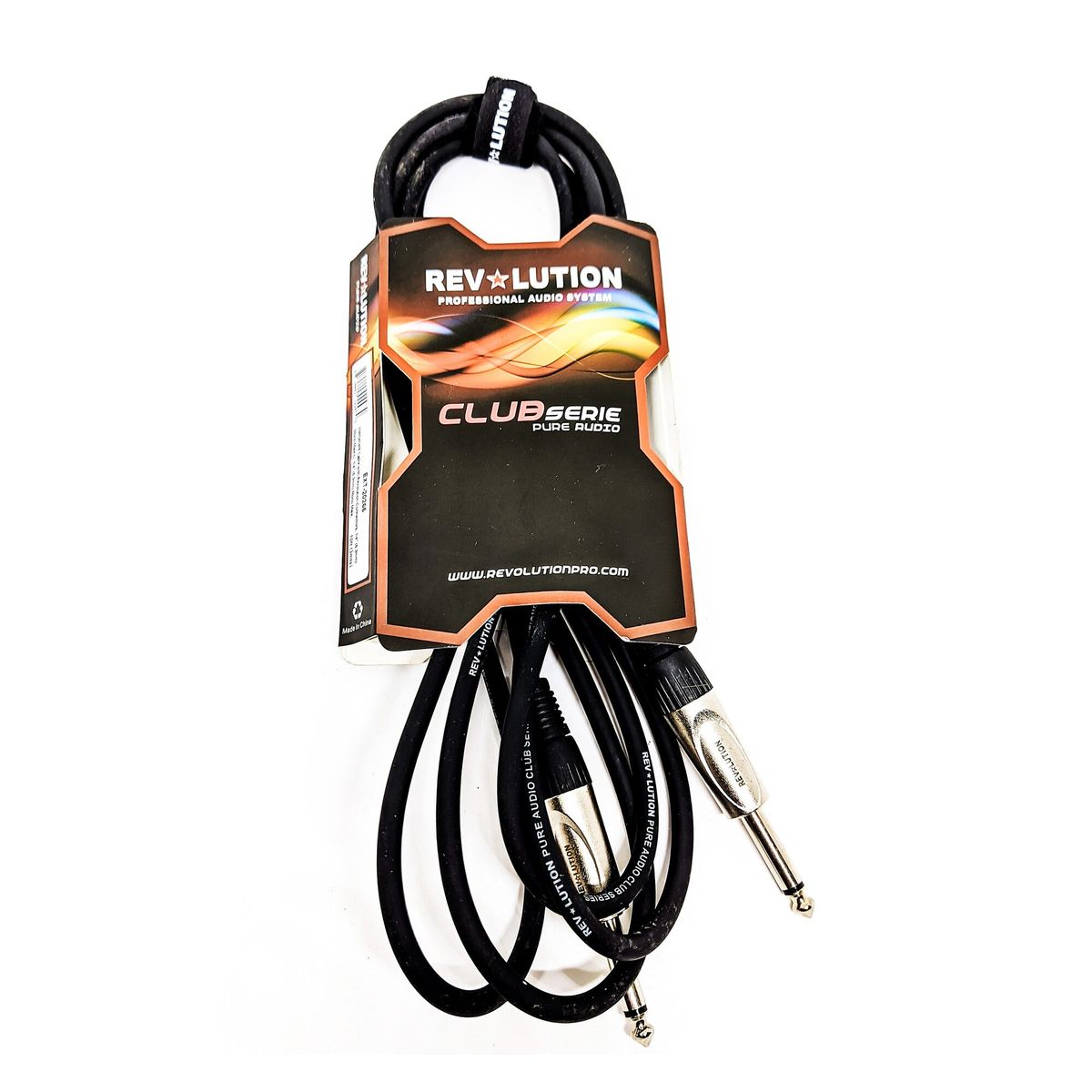 REVOLUTION - Cable de audio jack macho a macho de 3 metros