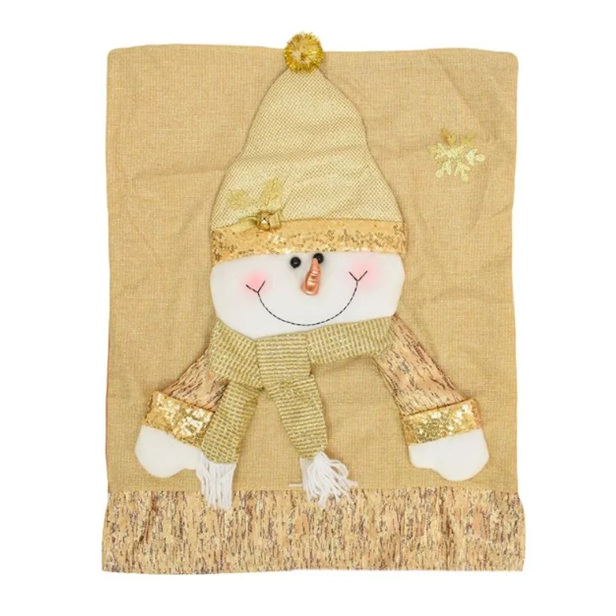 GENERICO - Fundas de Sillas Navideñas diseño Muñeco de Nieve
