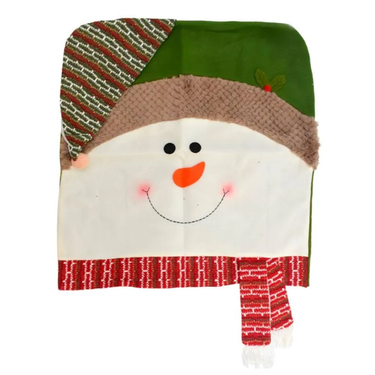 GENERICO - Fundas de Sillas Navideñas diseño Muñeco de Nieve
