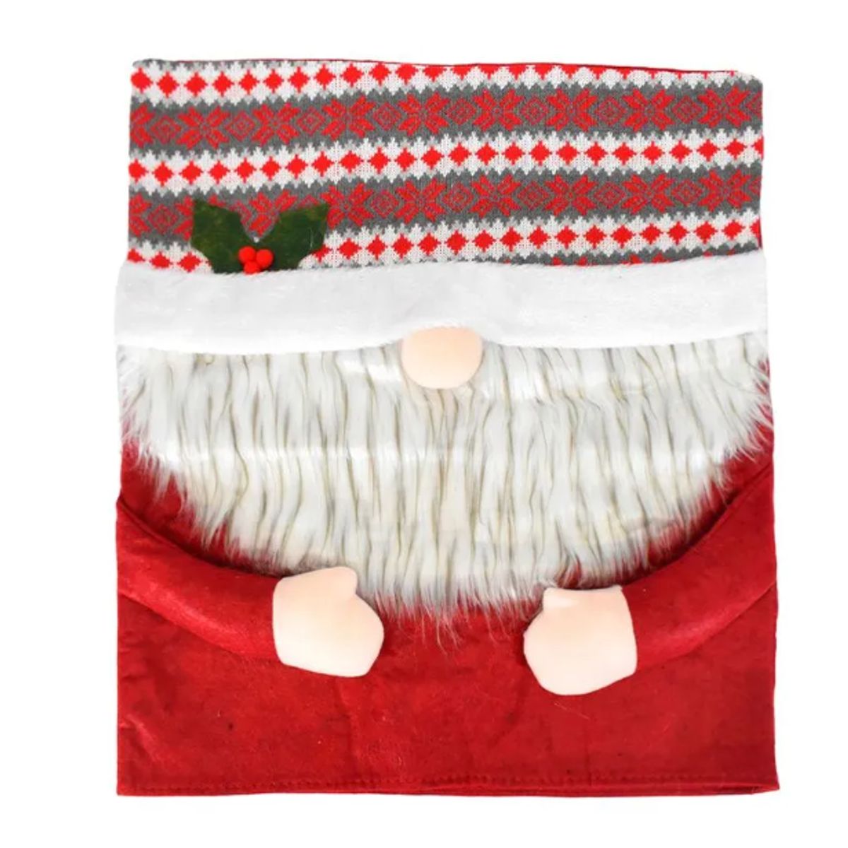 GENERICO - Fundas de Sillas Navideñas diseño Papa Noel