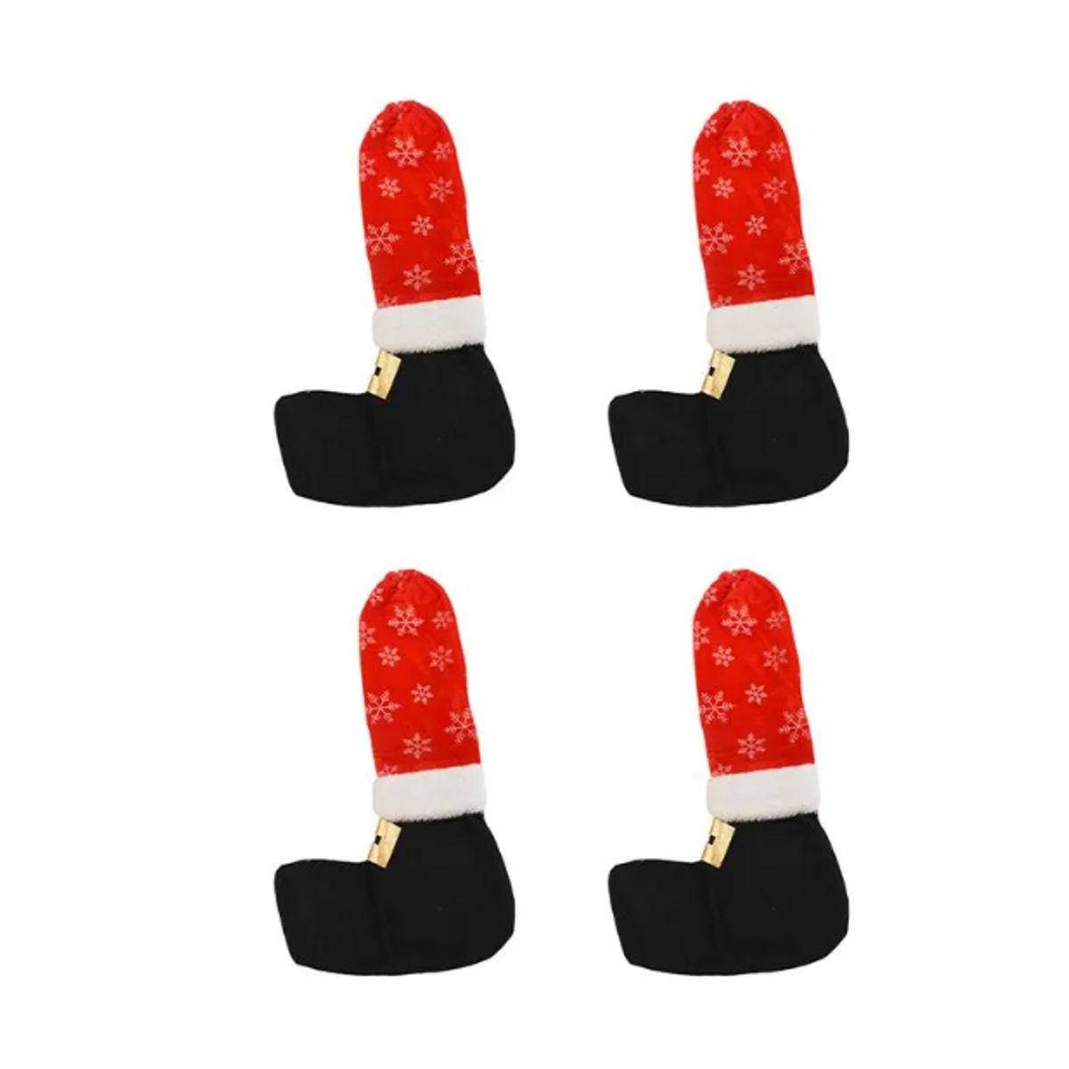 GENERICO - NAVIDAD BOTINES DE SILLA 4PZS 40X21CM