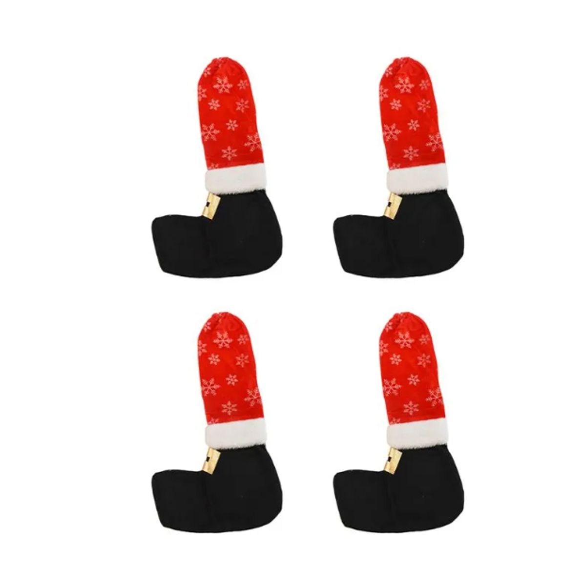 GENERICO - NAVIDAD BOTINES DE SILLA 4PZS 40X21CM