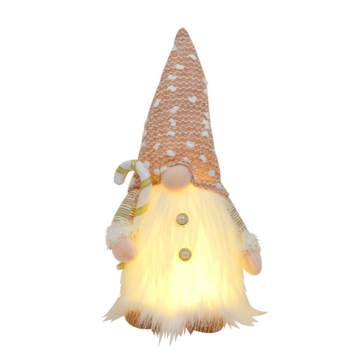 INSPIRA - Muñeco Gnomo Navideño con Luz LED