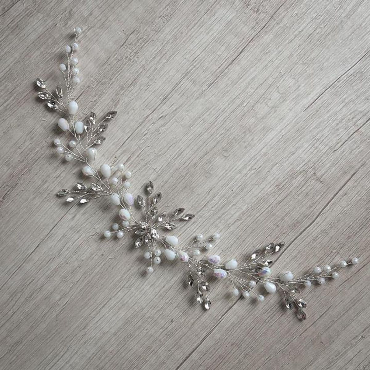 ANADE HANDMADE - TOCADO TIARA ACCESORIO CABELLO JOYAS DE NOVIA