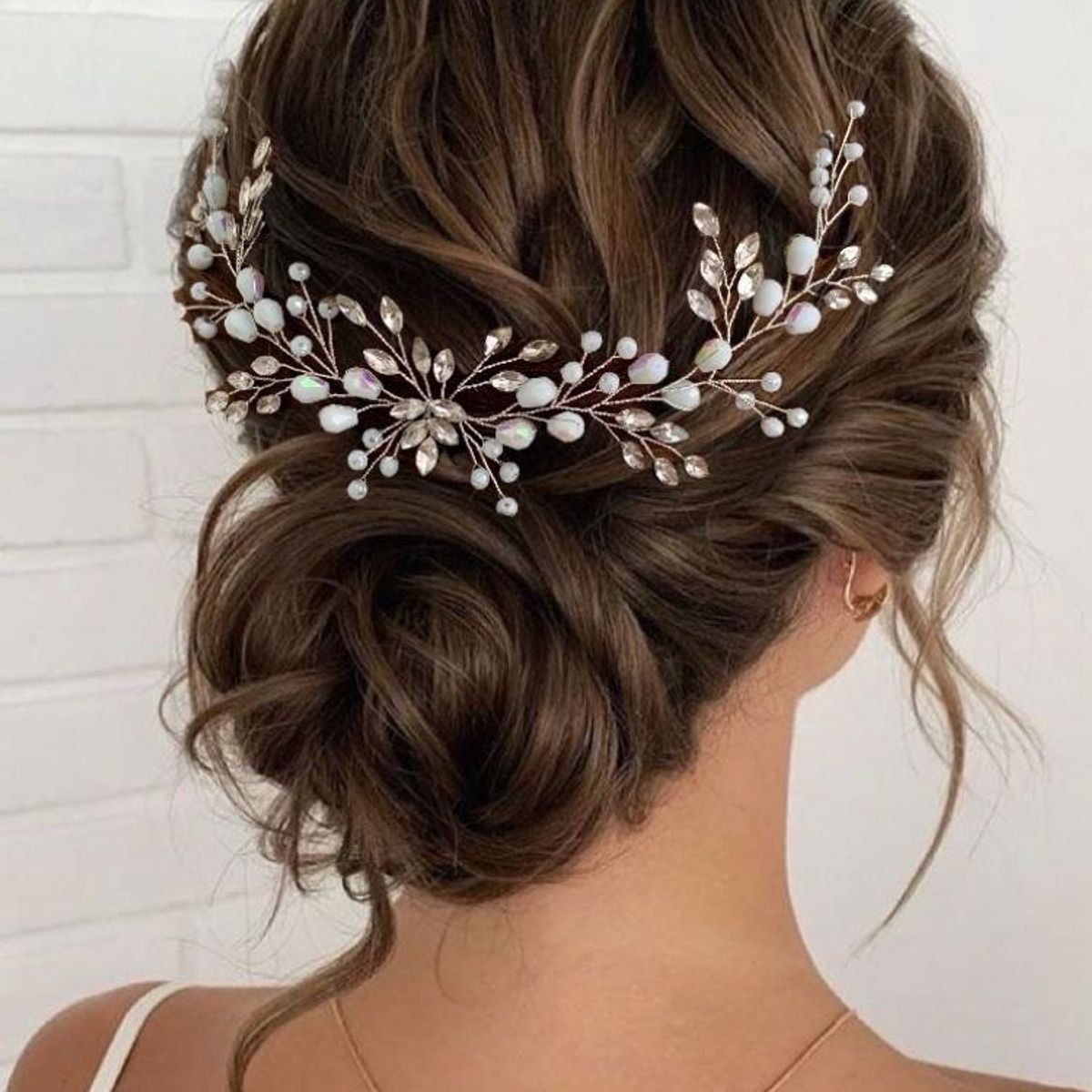 ANADE HANDMADE - TOCADO TIARA ACCESORIO CABELLO JOYAS DE NOVIA