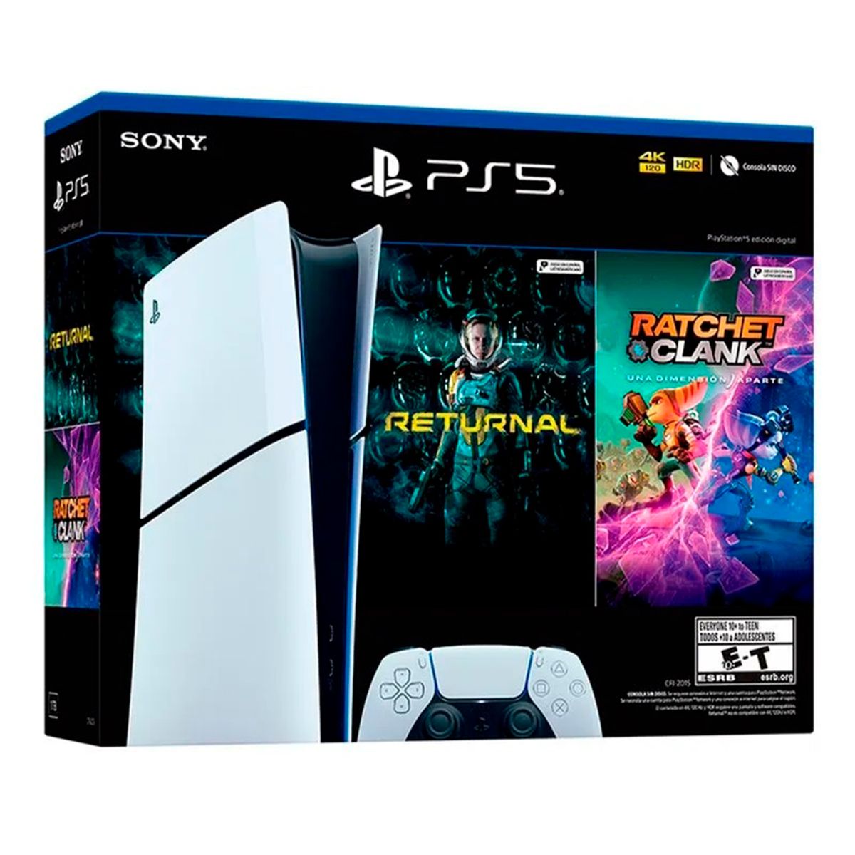 SONY - PlayStation 5 Slim Digital CFI-2015 Bundle Returnal & Ratchet - Clank