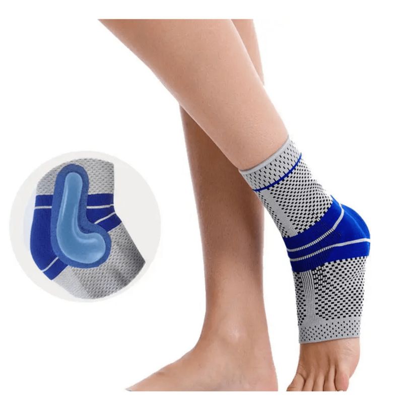 GENERICO - Tobillera deportiva con gel estandar - GRIS