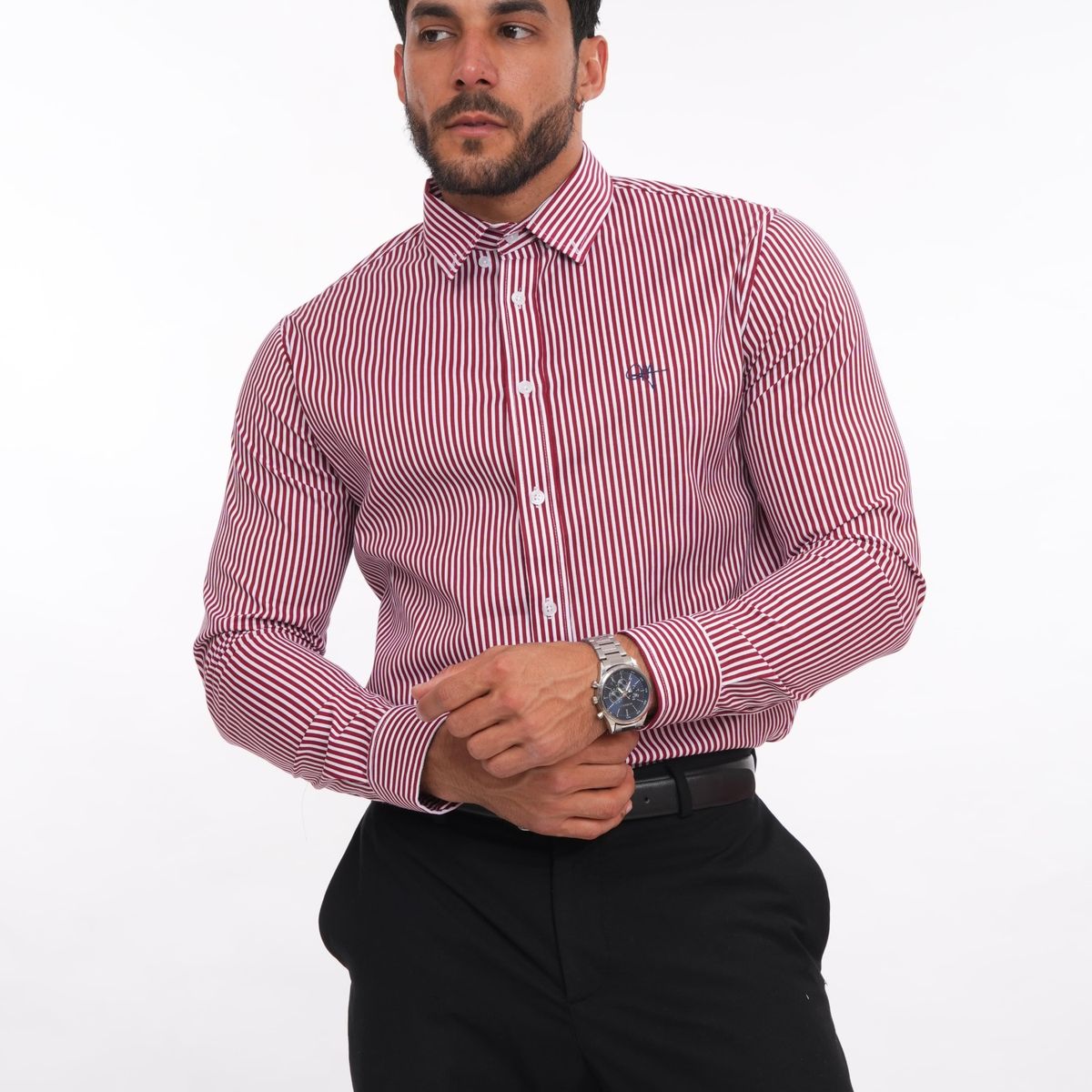 MEHIVIC - CAMISAS DE RAYAS CUELLO CAMISERO