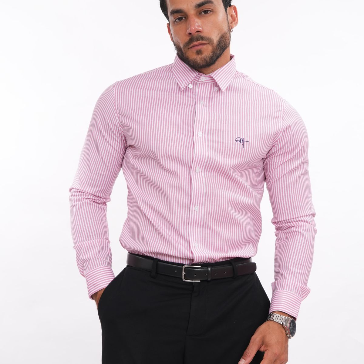 MEHIVIC - CAMISAS DE RAYAS CUELLO CAMISERO