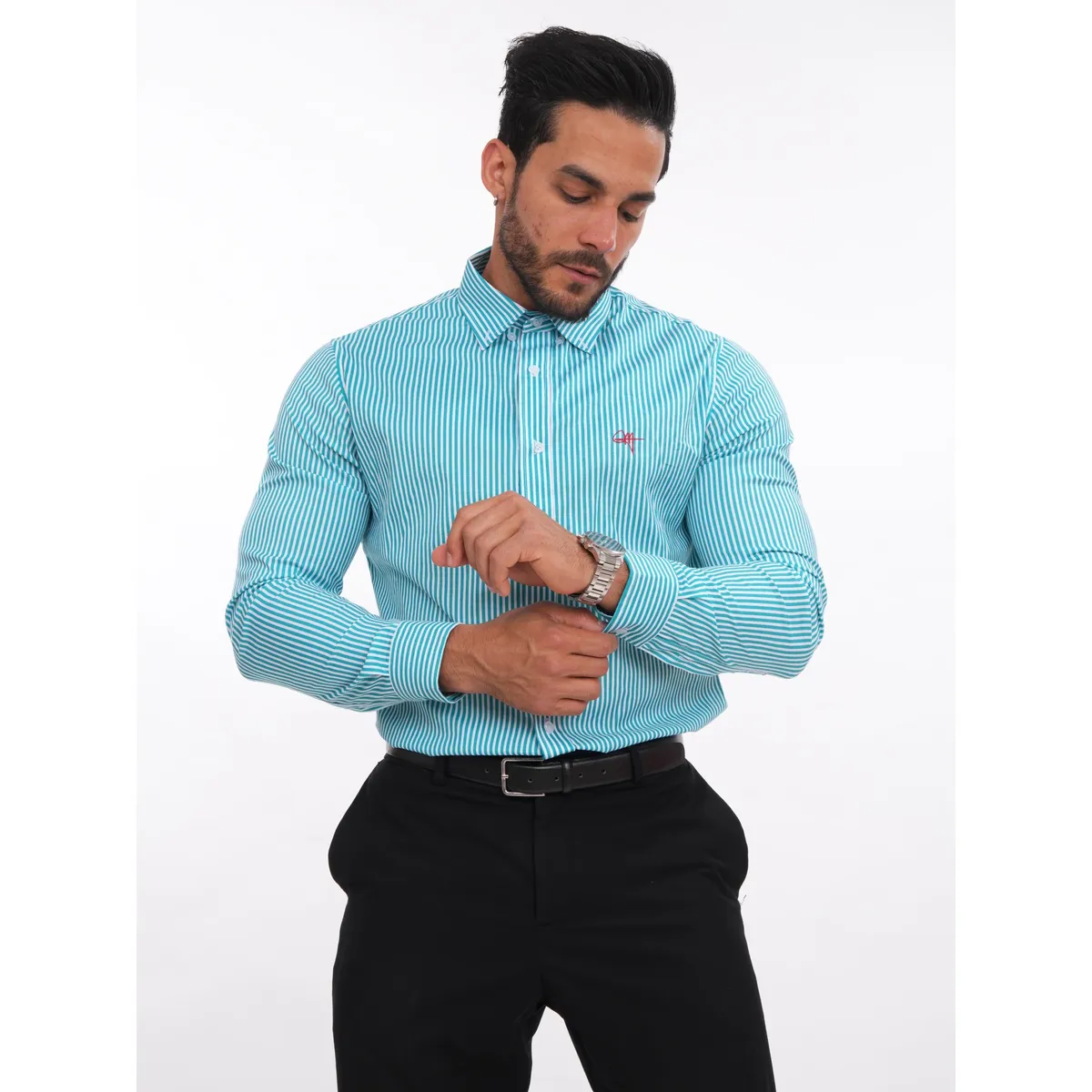 MEHIVIC - CAMISAS DE RAYAS CUELLO CAMISERO