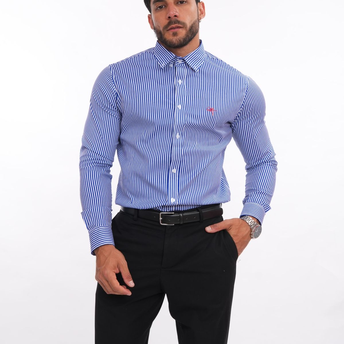 MEHIVIC - CAMISAS DE RAYAS CUELLO CAMISERO