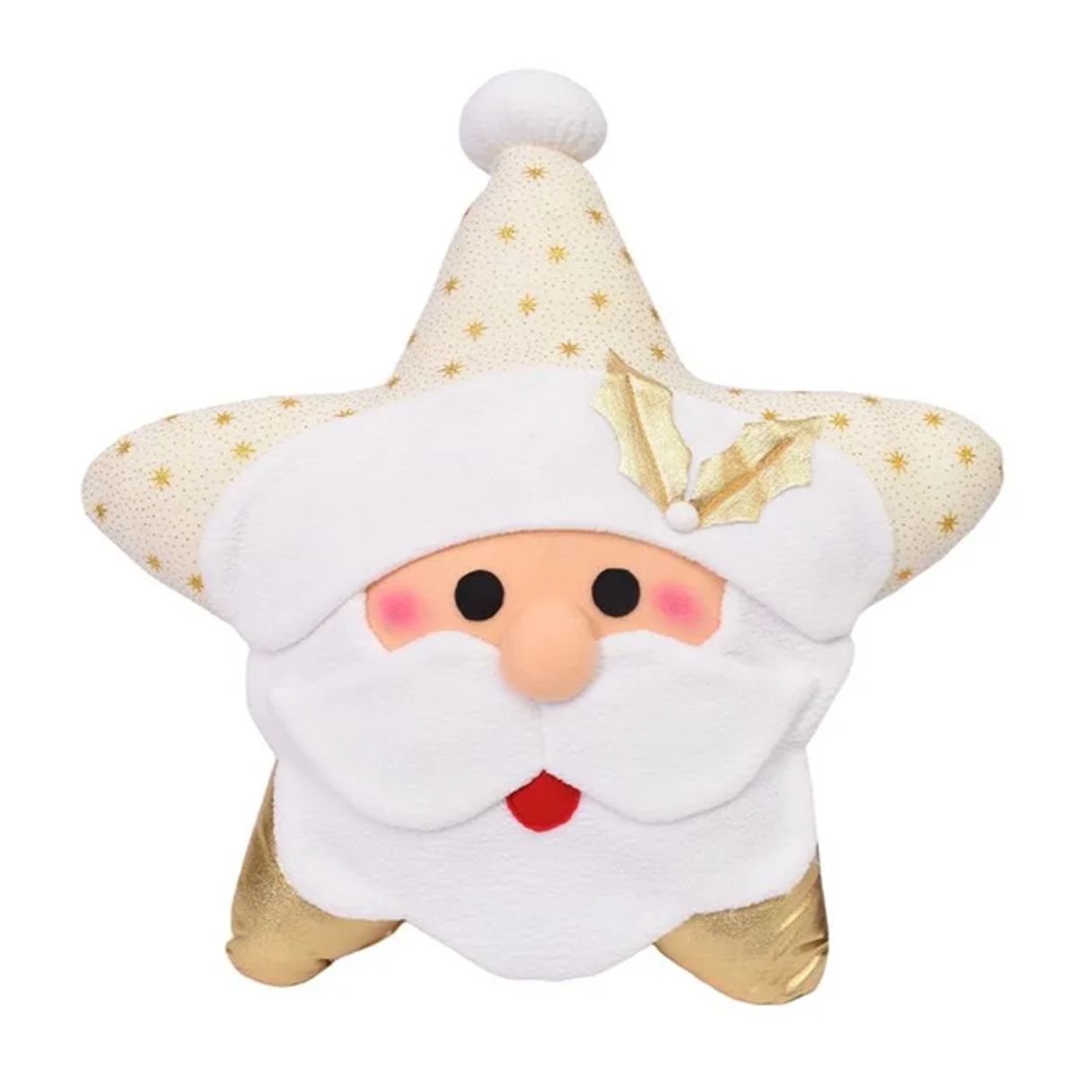 GENERICO - Cojin Navideño Estrella 50x50cm Papa Noel