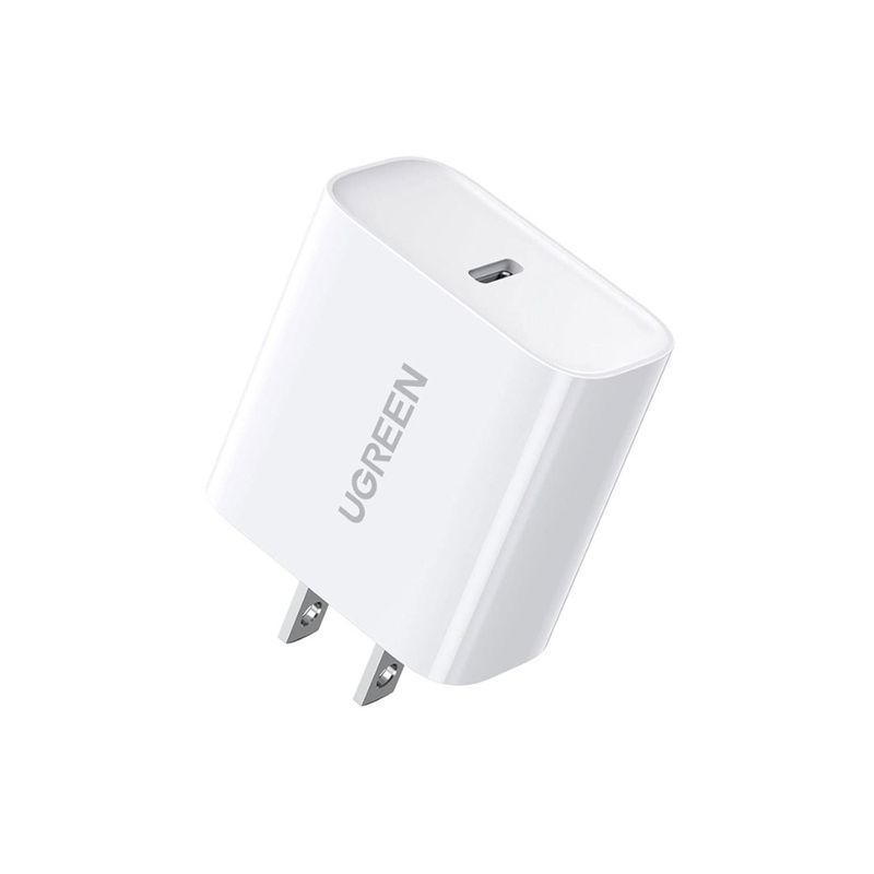 UGREEN - Cargador con carga rápida 20w USB C - BLANCO - UGREEN