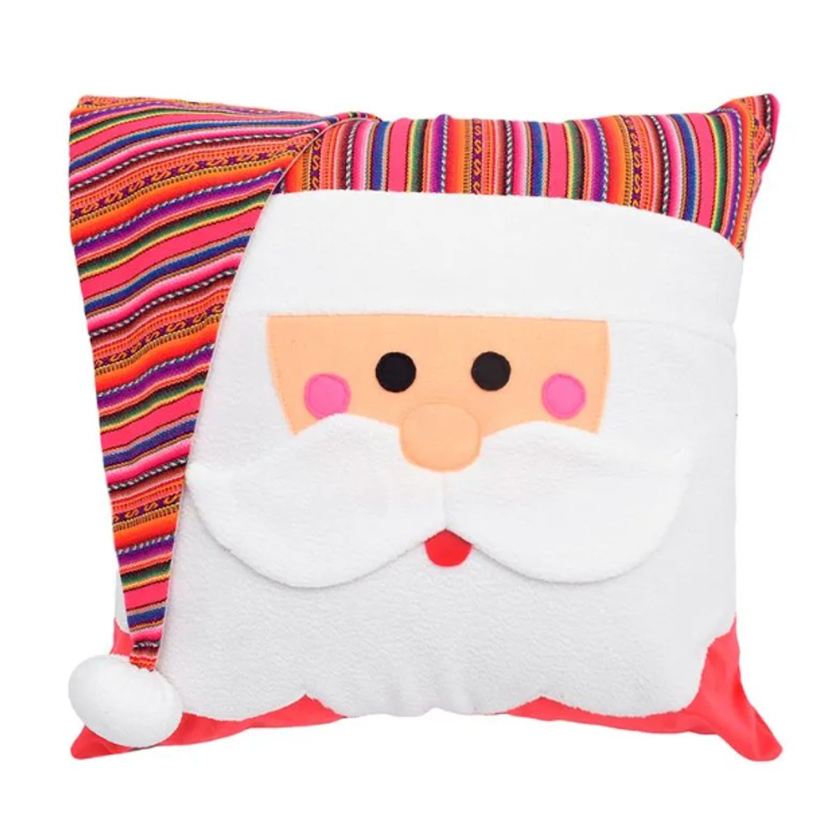 GENERICO - Funda Cojin Navideño diseño Papa Noel