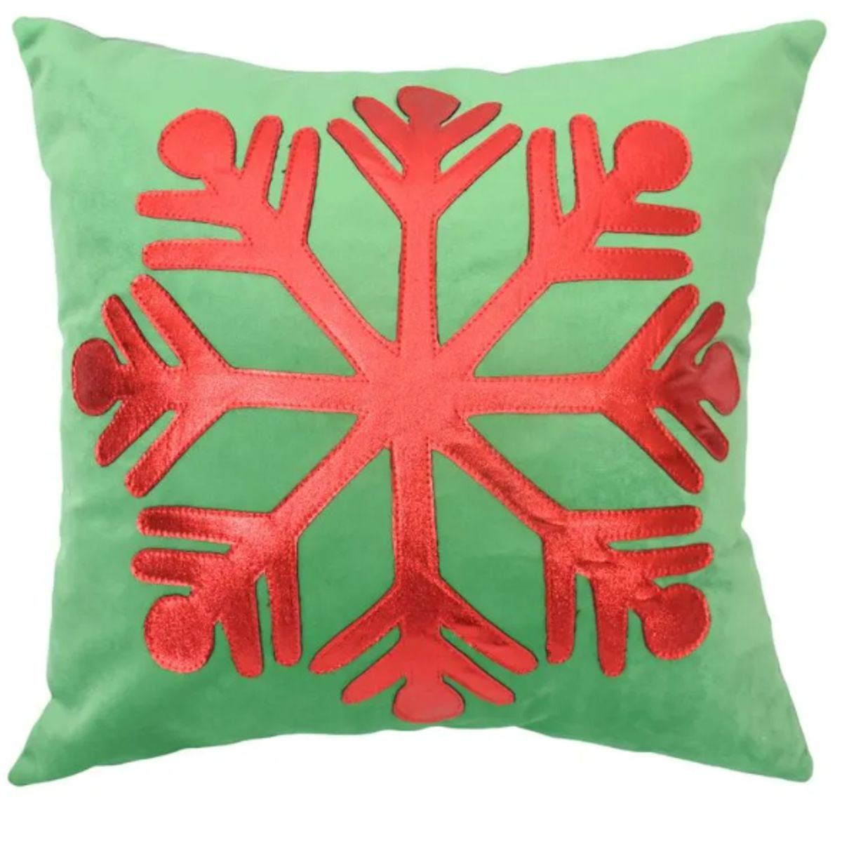 GENERICO - Funda Cojin Navideño diseño Copo de Nieve