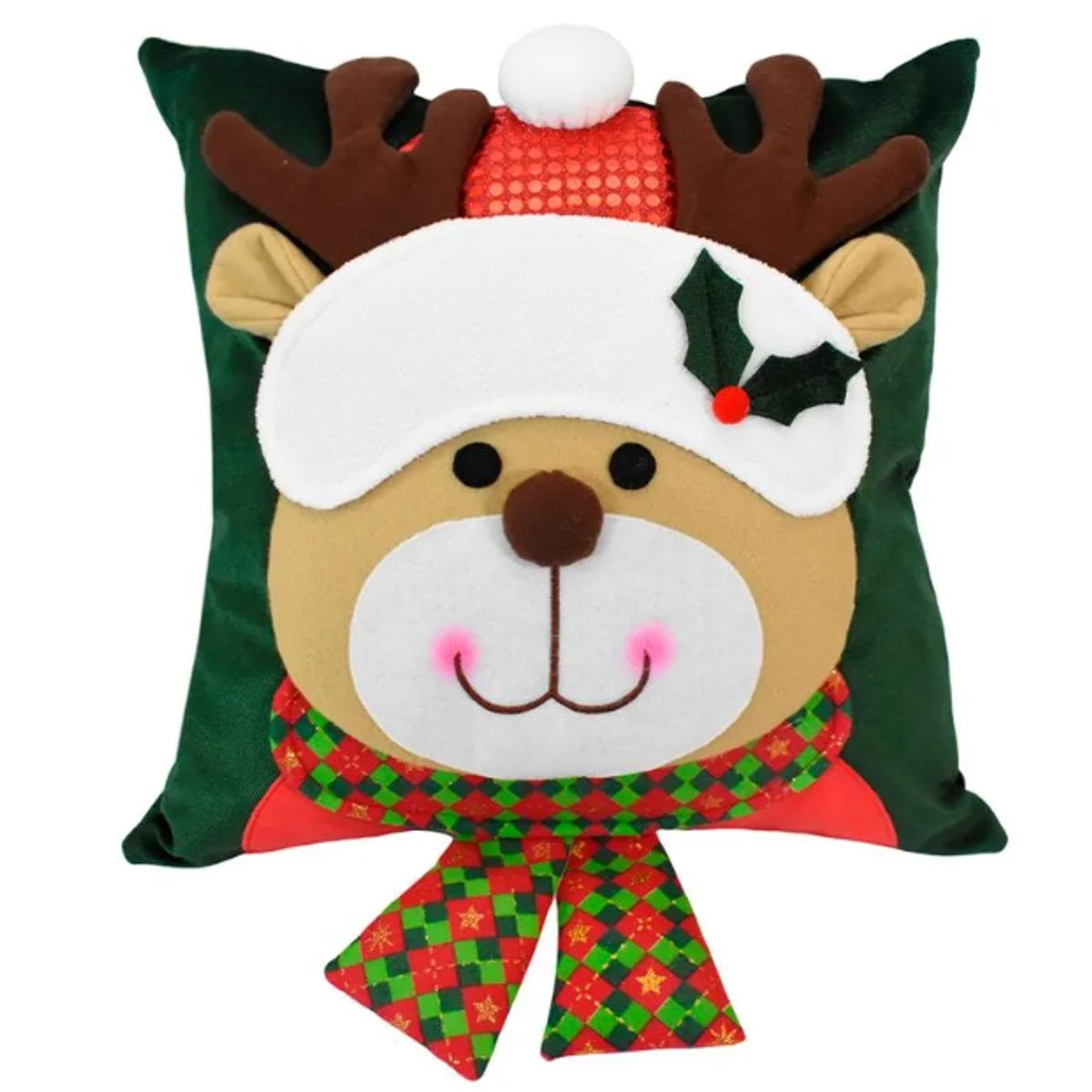 GENERICO - Funda Cojin Navideño diseño Reno
