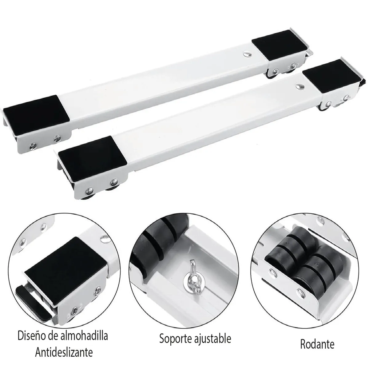 GENERICO - Soporte Para linea blanca Riel Mueble Expandible En Riel