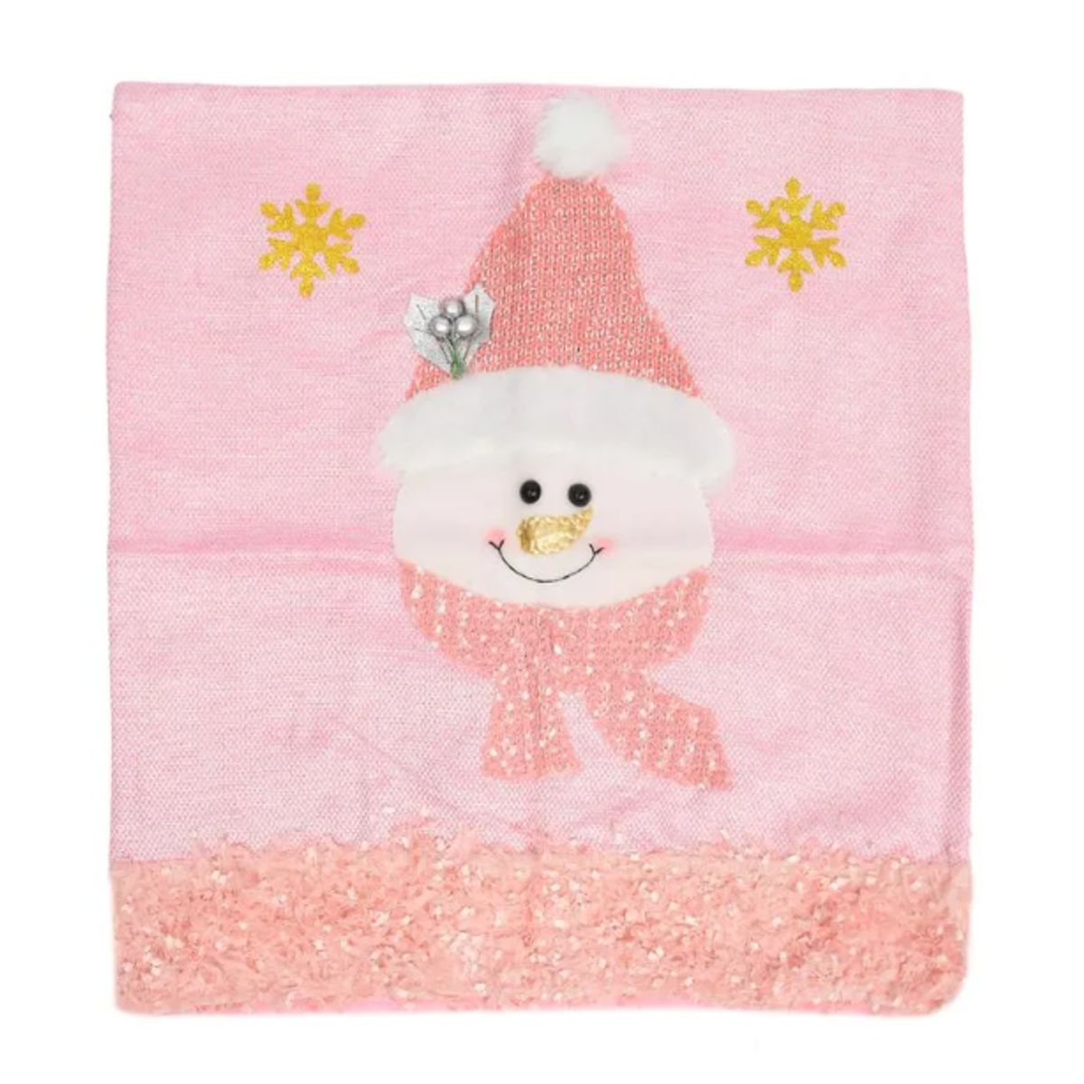 GENERICO - Fundas de Sillas Navideñas diseño Muñeco de Nieve