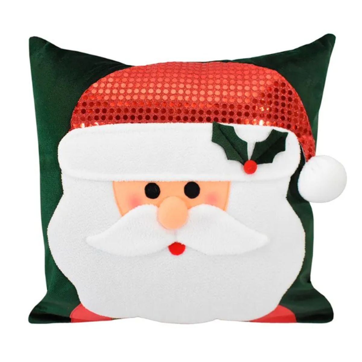 GENERICO - Funda Cojin Navideño diseño Papa Noel