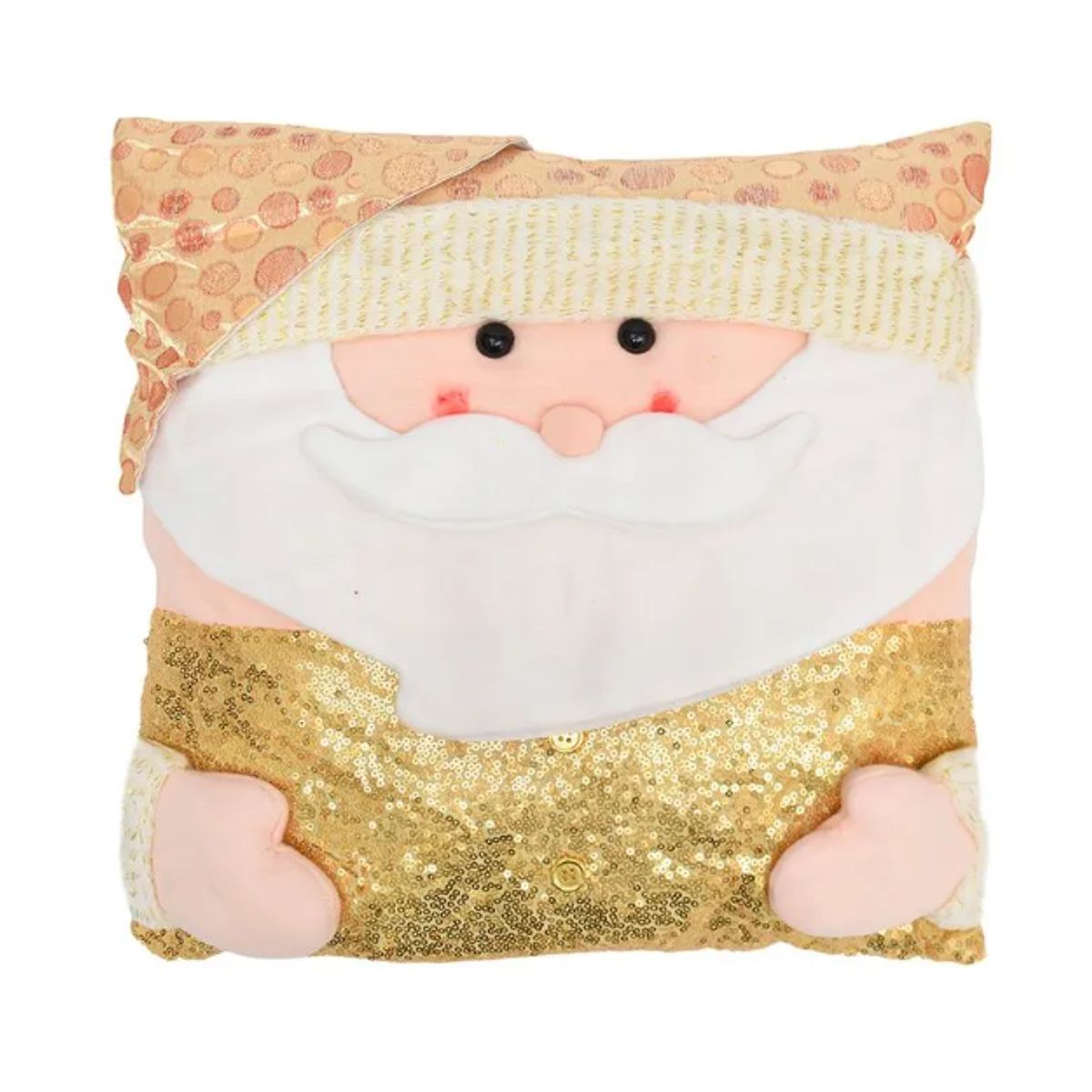 GENERICO - Funda Cojin Navideño diseño Papa Noel