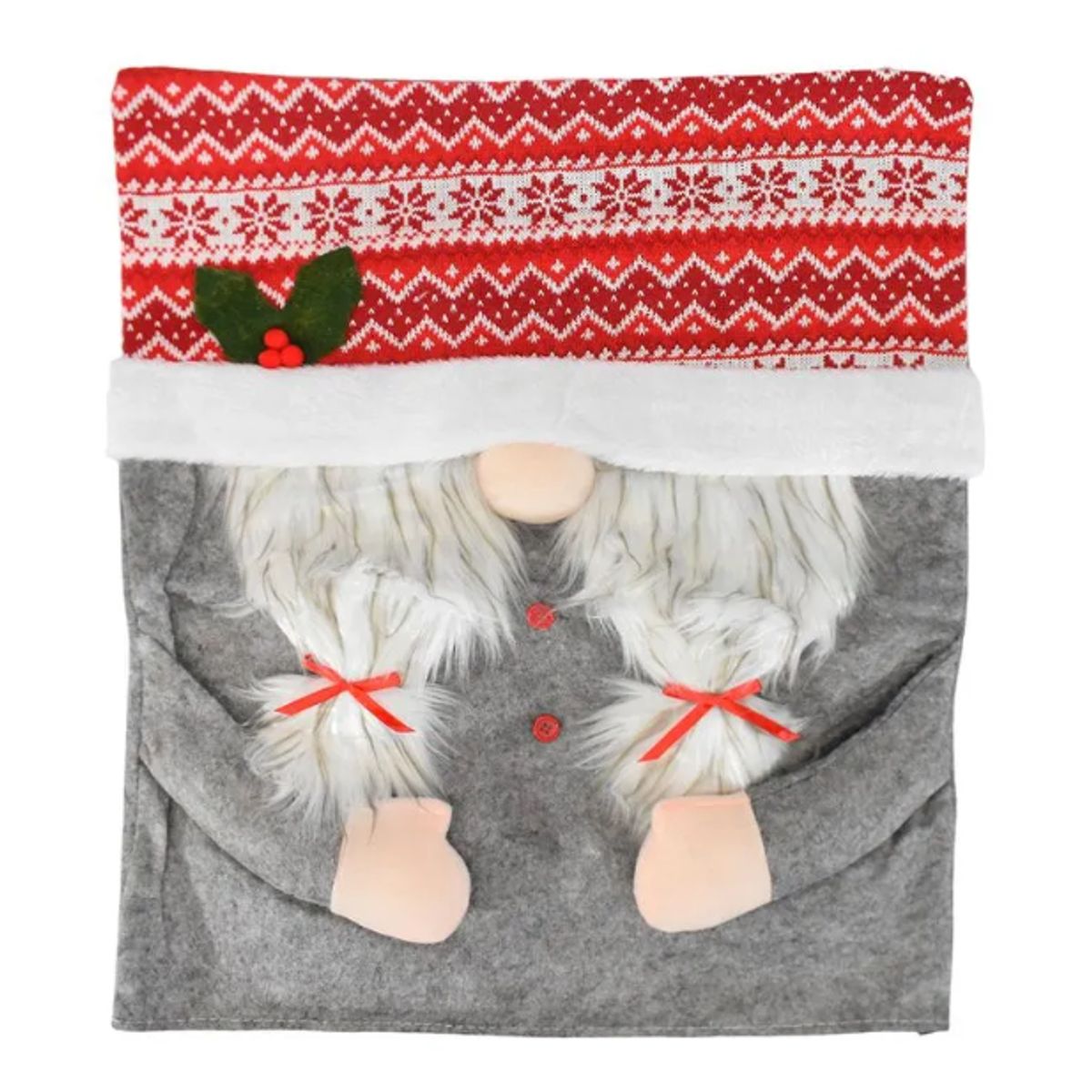 GENERICO - Fundas de Sillas Navideñas diseño Papa Noel