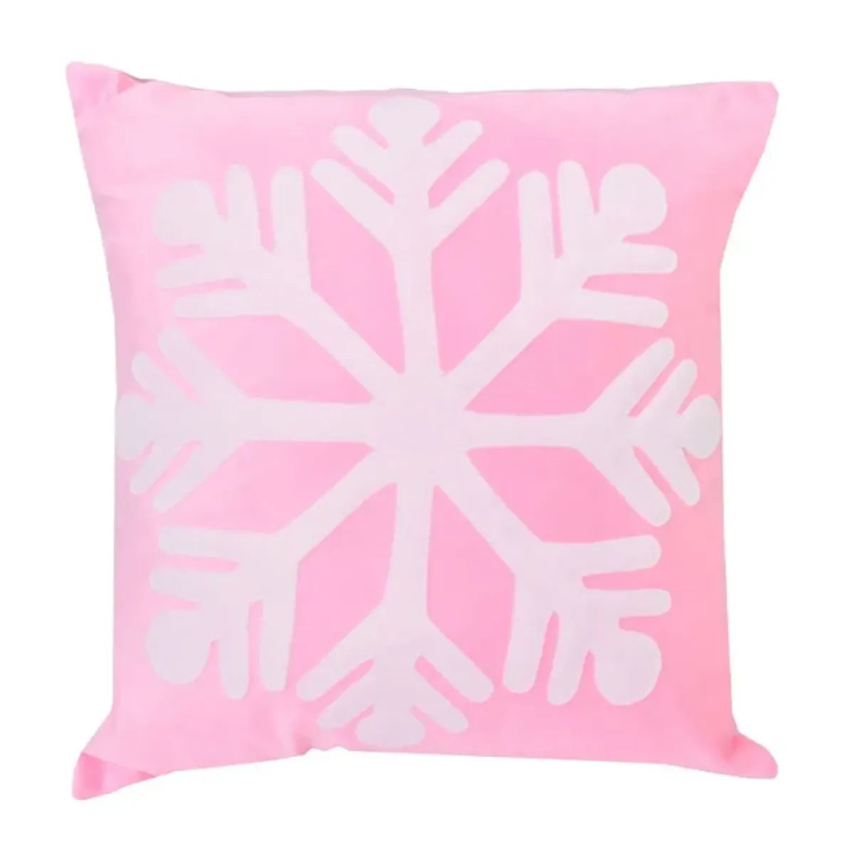 Funda Cojin Navideño diseño Copo de Nieve, marca GENERICO - Foto Principal